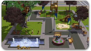 Die Sims 3 Stadt-Accessoires